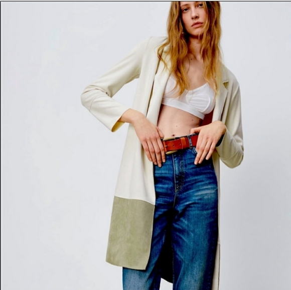 Zara Jackets & Blazers - Zara Vegan Suede Layering Jacket